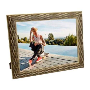 Imagem de Porta Retrato de Madeira Palha 20x25 - PR21-03 - TUDOPRAFOTO