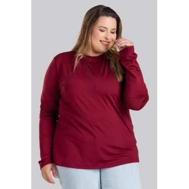 Imagem de Blusa Feminina Manga Longa Plus Size Térmica Peluciada - Serena, G1, B