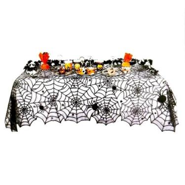 Imagem de Toalha De Mesa Em Renda De Teias Un - Silverfestas - SILVER PLASTIC