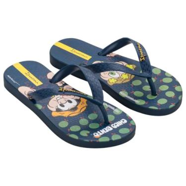 Imagem de Chinelo Infantil Ipanema Chico Bento (Azul/Azul/Verde, BR, Criança de 4 a 8 anos, Faixa Numérico, 29, 30)