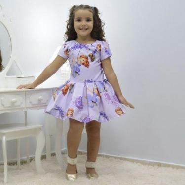 Imagem de Vestido infantil tema Princesa Sofia - Moderna Meninas, 08 - 6 anos