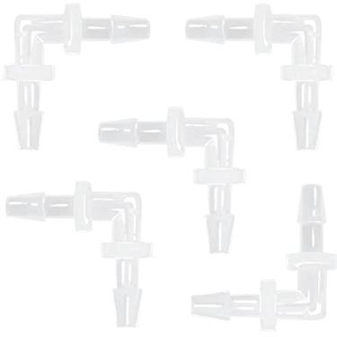 Imagem de ANPTGHT Mangueira de 3/20.3 cm, encaixe em L, cotovelo de 90 graus, adaptador de emenda de junta farpada igual para barco, aquário, combustível, gás, ar líquido (pacote com 5)