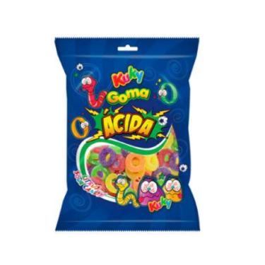 Imagem de Bala De Goma Anéis Ácida 500gr - Kuky Citrus Sour Candy