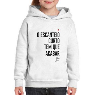 Imagem de Moletom Infantil O escanteio curto tem que acabar - Foca na Moda, Bran