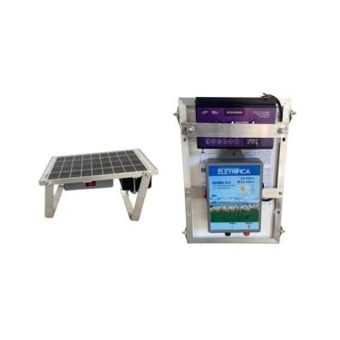 Imagem de Eletrificador Solar Cerca Elétrica Rural 60 Km Com Bateria - ELETRIFIC