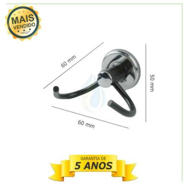 Imagem de Kit Acessórios Para Banheiro Inox Metal Cód. 9910 - Confiança metais 