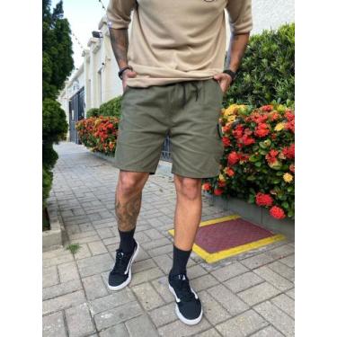 Imagem de Bermuda Cargo Masculina Street Verde kyu, G