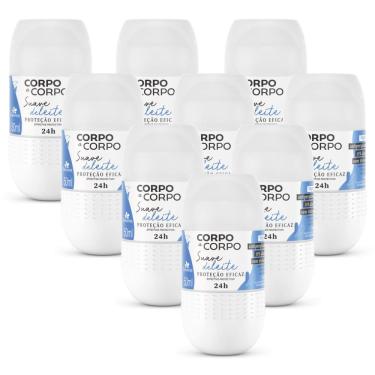 Imagem de 9UN Desodorante Antiperspirante Roll On Suave 50ml Davene