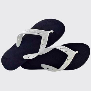 Imagem de Chinelo Masculino de Dedo Casual Havaianas Track 4149820, Marinho, 41