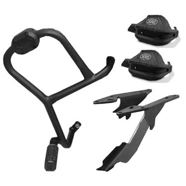 Imagem de Protetor Carenagem + Protetor Mao + Bagageiro Lander 2019 Scam