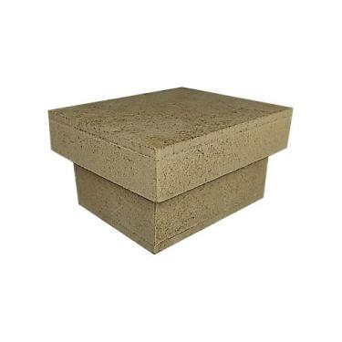 Imagem de Caixa Retangular Tampa Sapato 6x4x3 Kit 10un Madeira Mdf - ATACADÃO DO