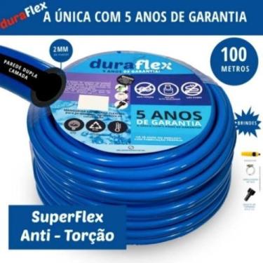 Imagem de Mangueira para Jardim Siliconada Azul 100 metros Duraflex