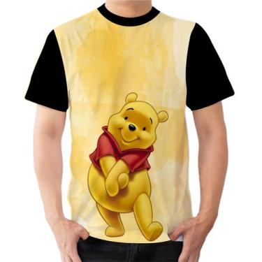 Imagem de Camiseta Camisa Ads  Ursinho Pooh Bebê Fofinho Pote de Mel 3 - Fabriqu