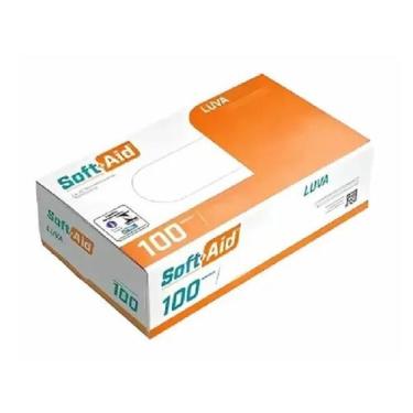 Imagem de Luva de Vinil Sem Pó P - 100 Unidades - Soft Aid - Bompack