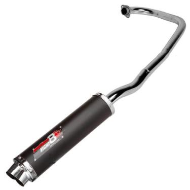 Imagem de Escapamento pro tork eight aço ybr 125 factor 2009/13, PRETO, Único