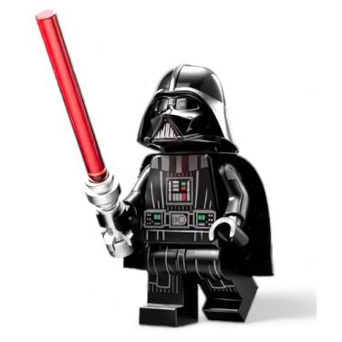 Imagem de LEGO Star Wars: Darth Vader Minifigure with Lightsaber and Extra Black Cape