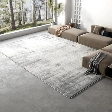 Imagem de Tapetes modernos de luxo leves para sala de estar, decoração de quarto cinza, cabeceira, tapete para casa, área grande, sofá, cadeira, tapete lateral, D, 300 x 400 cm, 118 x 157 pol.