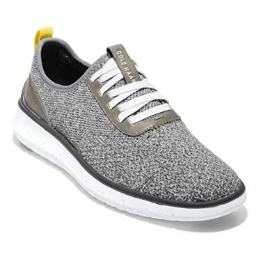 Imagem de Cole Haan Tênis masculino Generation Zerogrand Stitchlite, Cinza geleira/cinza risca-risca/amarelo ciber/branco óptico, 4.5