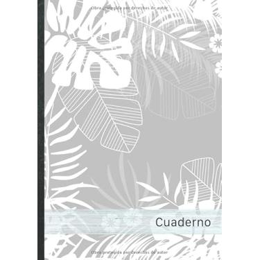 Imagem de Cuaderno: de notas con tapa blanda • Libreta de notas DIN A4 • Papel Blanco • 120 páginas numeradas • Bloc de Notas • Diseño „Modelo 129“