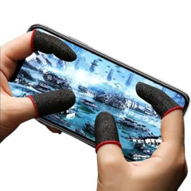 Imagem de Par Luva De Dedo Gamer Para Jogos Mobile Jogar no Celular