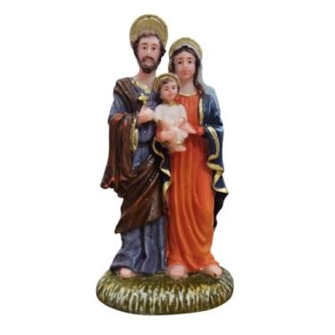 Imagem de Imagem da Sagrada Família em Resina - 9 cm