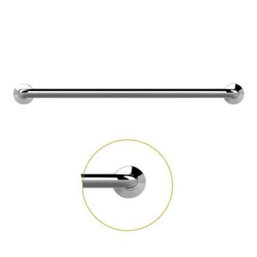 Imagem de Barra de Apoio P/ Banheiro Aço Inox 3,2cm x 80cm 7104 Censi