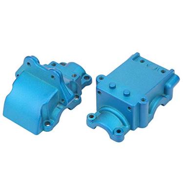 Imagem de Liga de Alumínio Tampa Superior e Inferior da Caixa de Engrenagens Com Acabamento Fino, Ajuste para o Carro WLToys 144001 RC, Instalação Fácil e Desmontagem, Cores Opcionais (Azul)