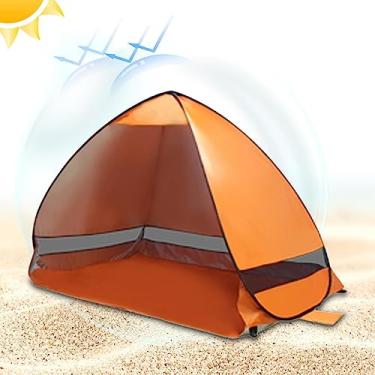 Imagem de Barraca de Praia, Pop Up UPF 50+ Shelter Anti-UV Camping Tenda, Tenda portátil de verão essencial de fácil configuração adequada para jardim, pesca, acampamento, parque, piquenique, praia Maidong