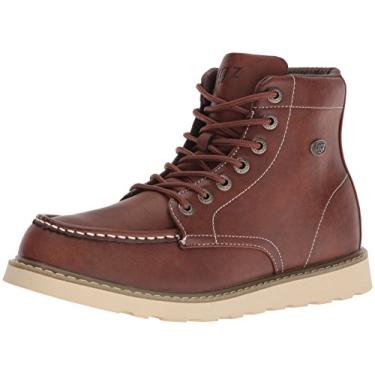 Imagem de Lugz Bota masculina Roamer Hi Chukka, Marrom escuro/goma/creme, 39
