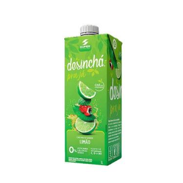 Imagem de Chá Mate Sabor Limão Desinchá - 1L - Super Nutrition