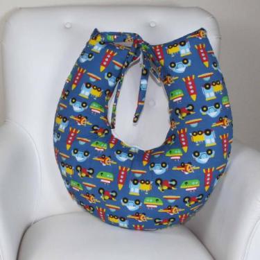 Imagem de Almofada Amamentação Estampada Com Ziper Em Toda Lateral Menino - Casp