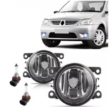 Imagem de Universo Car, Par Farol De Milha Logan 2007 2008 2009 2010 2011 + Lâmpada