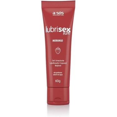 Imagem de Lubrificante Beijável Lubrisex Morango Hot - 60 g - A Sós