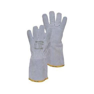 Imagem de Luva raspa de couro cano longo valcan ca32587