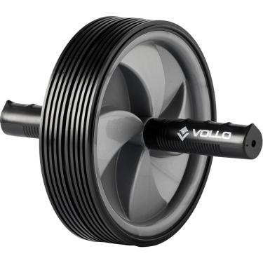 Imagem de Roda de Exercício Dupla Abdominal Alonga Fortalece Tonifica Vollo