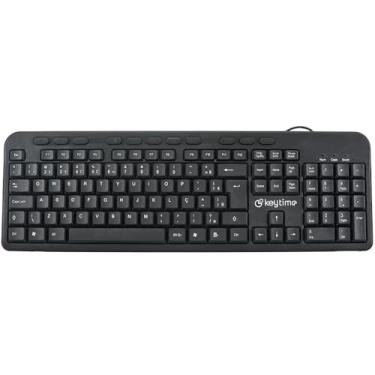 Imagem de Teclado Keytime MM KeyCraft USB2.0 Teclas Multimídia Preto KYT00010