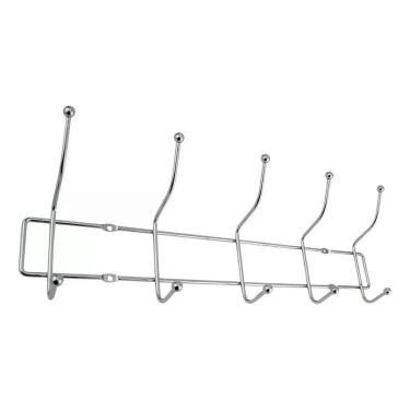 Imagem de Cabide de Parede para Banheiro aramado 5 Ganchos - Clink