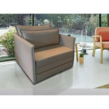 Imagem de Poltrona Cama Elis_MA com 80 cm interno que se Transforma em Sofá Cama