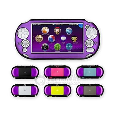 Imagem de Szjay ® Capa rígida de proteção metálica de alumínio metálico para PlayStation Ps Vita 2000 Slim (roxa)