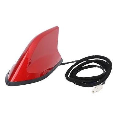 Imagem de Antena de aleta GRCFUMO, antenas de teto superior automotivo de alto desempenho, capa de antena de aleta de carro super funcional para HLA3 HLA6 HLNC HLMR 282069033 (Red)