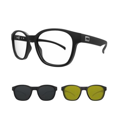 Imagem de Armação Hb M.010448 50 Preto Fosco Switch Clipon C.0243 0448