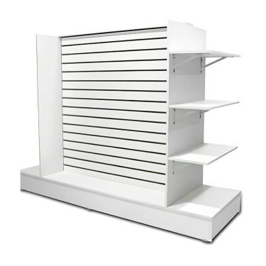 Imagem de Gôndola Prateleira Canaletada Branco 135X185X60Cm - Deep