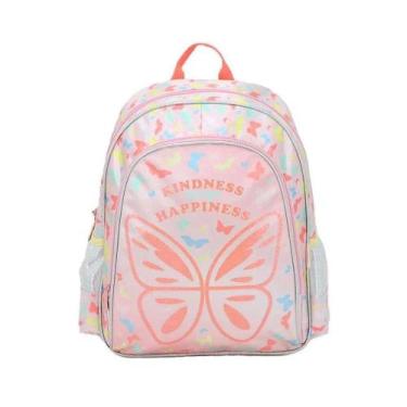Imagem de Mochila Fly Away Borboleta Pacific Rosa