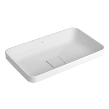 Imagem de Cuba De Sobrepor Retangular Deca Slim 50cm Branco L.23050.17