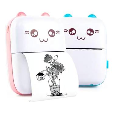 Imagem de Mini Impressora De Bolso Gatinho Barata - kapbom