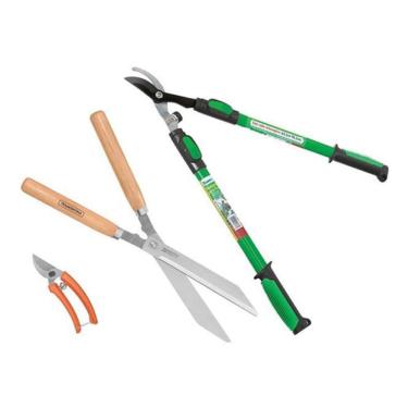 Imagem de 3 Tesouras De Poda- Plantas- Galhos- Gramas E Cercas Vivas