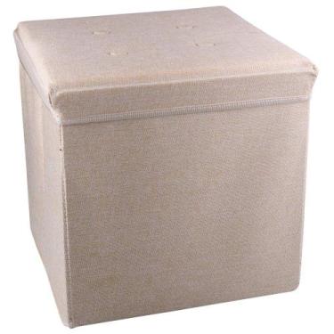 Imagem de Puff Organizador/Decorativo Cazza Square 38cm - Item Sortido, UNICA