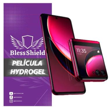 Imagem de Película Hydrogel Privacidade para razr 40 Ultra - BlessShield Cobertura Total