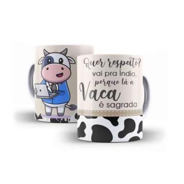 Imagem de Caneca Porcelana Coleção Vaca Louca 04 - Villa Caneca