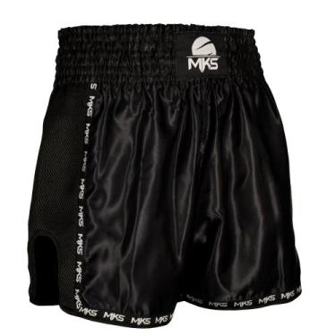 Imagem de Shorts Kickboxing MKS Combat, Preto, G